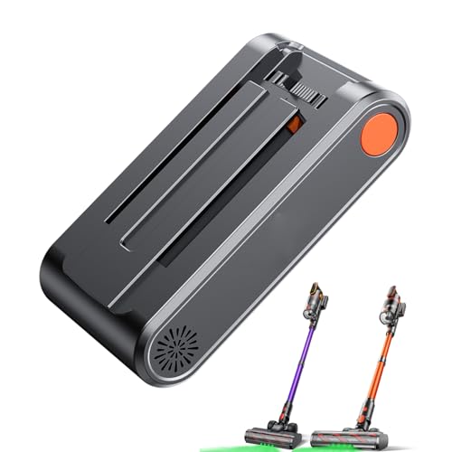 Fieety Replacement Removable Battery for V9 & Ultra 10 Vacuum - Dark Gray (Charging Time 4-5 Hours)